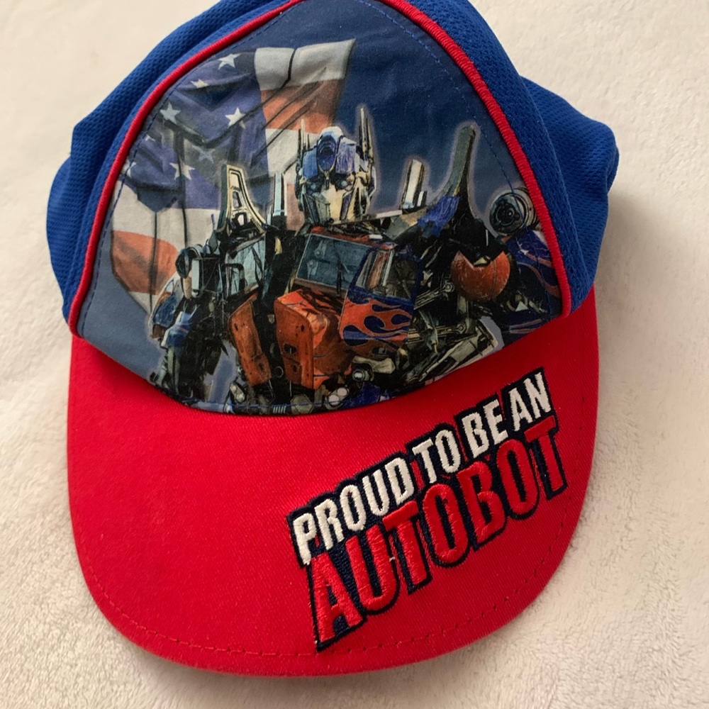 Autobot Kids Cap - Red and Blue